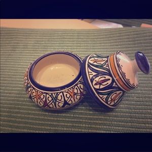 Small Moroccan pottery